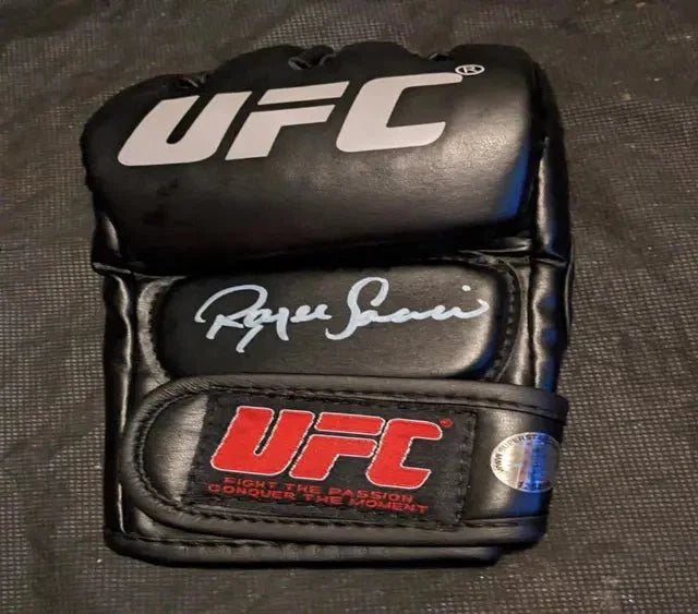Royce Gracie Signed UFC Glove (COA) by Price Is Right Miami