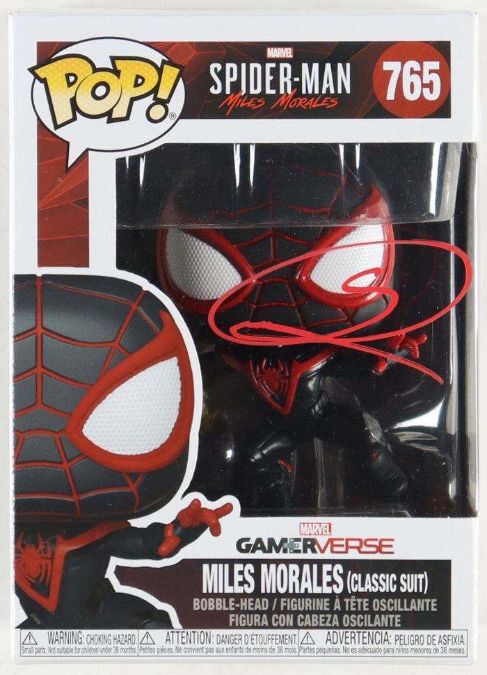 Shameik Moore Signed Miles Morales Funko Pop #765 (PA COA) by Price Is Right Miami