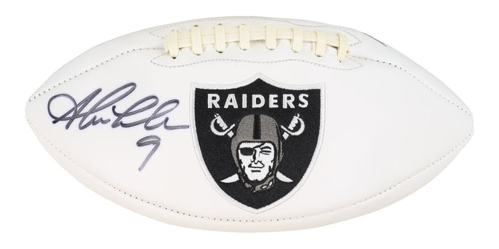 Shane Lechler Signed Raiders Logo Football (Beckett) by Price Is Right Miami