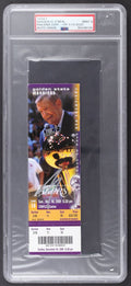 Shaquille O'Neal Signed 2001-02 Lakers Season Ticket | Commemorative "Back to Back" NBA Champions Ticket (PSA | Auto 9) PSA In-The-Presence by Price Is Right Miami