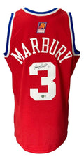 Stephon Marbury Signed All-Star Game Mitchell & Ness Jersey (Beckett) Beckett Witnessed by Price Is Right Miami