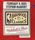 Stephon Marbury Signed All-Star Game Mitchell & Ness Jersey (Beckett) Beckett Witnessed by Price Is Right Miami