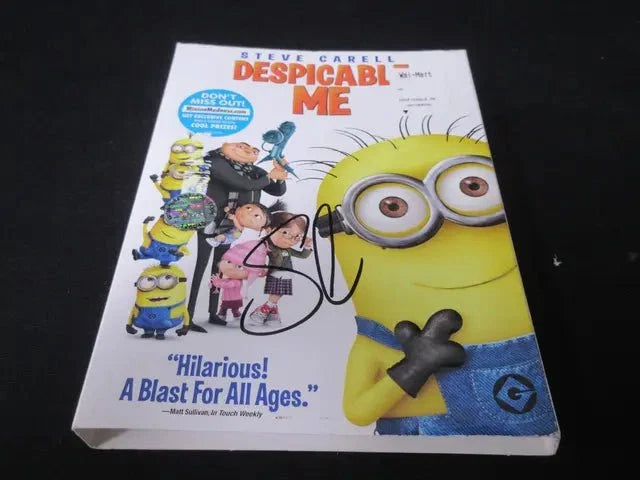 Steve Carell Signed DVD Dust Cover (SSC COA) by Price Is Right Miami