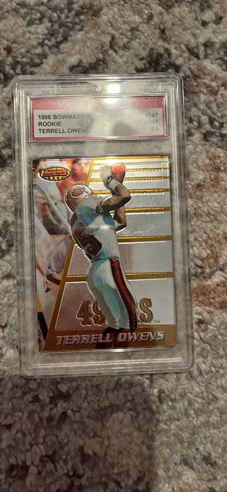 Terrell Owens Card by Price Is Right Miami