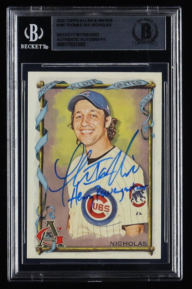 Thomas Ian Nicholas Signed 2023 Allen & Ginter #285 (Beckett) by Price Is Right Miami