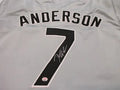 Tim Anderson White Sox Signed Jersey (PAAS COA) by Price Is Right Miami