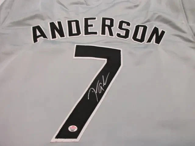 Tim Anderson White Sox Signed Jersey (PAAS COA) by Price Is Right Miami