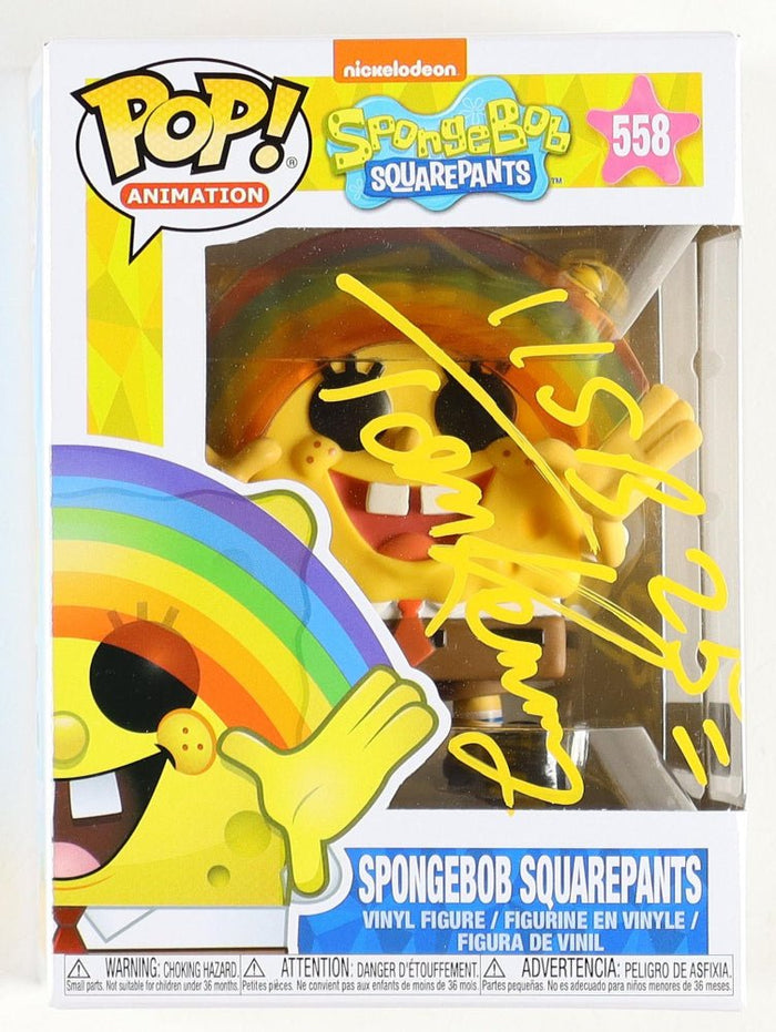 Tom Kenny Signed "Spongebob Squarepants" #558 Funko Pop! Inscribed "SB 25" (PA) by Price Is Right Miami
