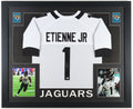 Travis Etienne Signed Custom Framed Jersey Display (Beckett) by Price Is Right Miami