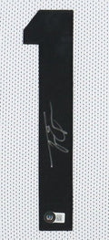 Travis Etienne Signed Custom Framed Jersey Display (Beckett) by Price Is Right Miami