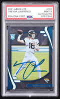 Trevor Lawrence Signed 2021 Absolute #101 RC (PSA 9) by Price Is Right Miami