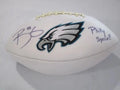 Trey Burton Eagles Signed Logo Football (JSA COA) by Price Is Right Miami