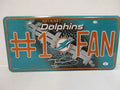 Tua Tagovailoa Dolphins Signed License Plate (PAAS COA) by Price Is Right Miami
