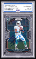 Tua Tagovailoa Signed 2020 Panini Prizm #339 RC (PSA) by Price Is Right Miami