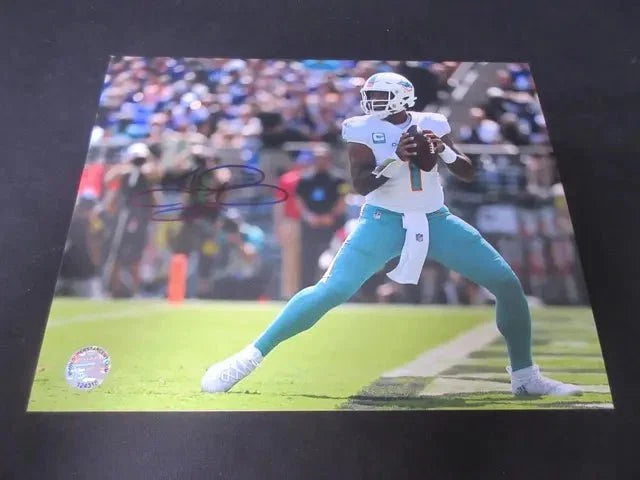 Tua Tagovailoa Dolphins Signed 8x10 Photo (SSC COA) by Price Is Right Miami