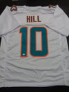 Tyreek Hill Miami Dolphins Autographed Custom Football Jersey GA coa