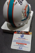 Tyreek Hill Miami Dolphins Autographed Riddell Mini Helmet GA coa by Price Is Right Miami