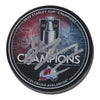 Valeri Nichushkin Signed 2022 Stanley Cup Champions Logo Hockey Puck (JSA)