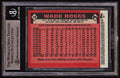 Wade Boggs Signed 2005 Topps Fan Favorites #125 (BGS) by Price Is Right Miami