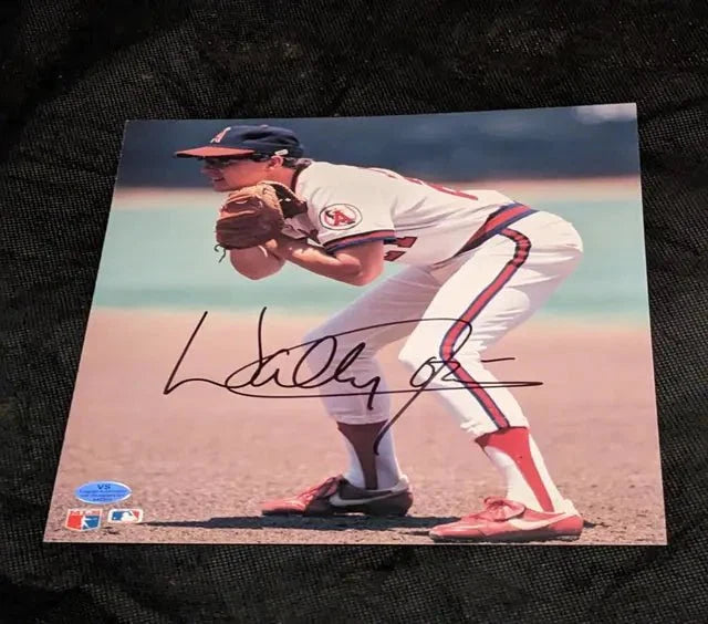 Wally Joyner Signed California Angels 8x10 Photo (COA) by Price Is Right Miami