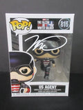Wyatt Russell Signed US Agent Funko Pop #815 (Heritage COA) by Price Is Right Miami