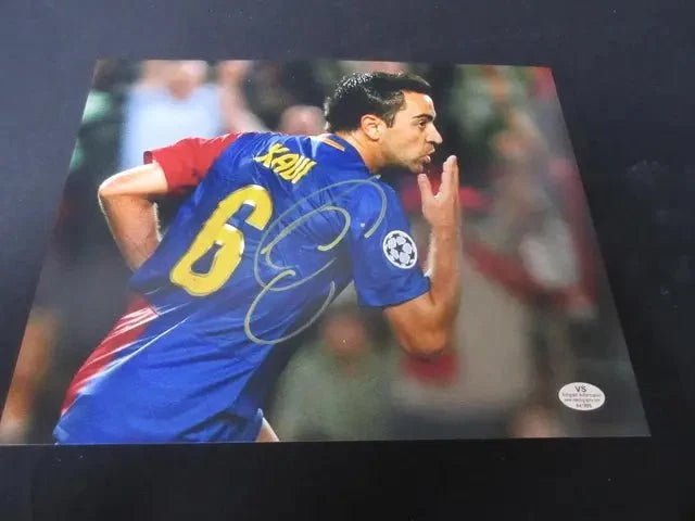 Xavi Barcelona Signed 8x10 Photo (VSA COA) by Price Is Right Miami