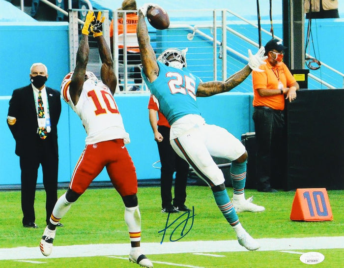 Xavien Howard Signed Dolphins 11x14 Photo (JSA) by Price Is Right Miami