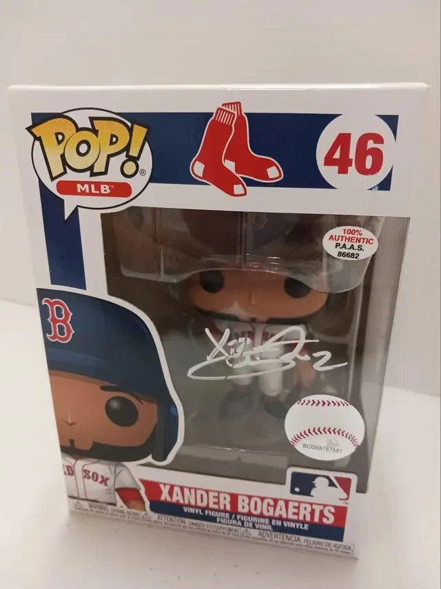 Xander Bogaerts Red Sox Signed Funko Pop (PAAS COA) by Price Is Right Miami