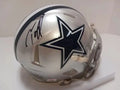 Tony Pollard Cowboys Signed Mini Helmet (PAAS COA) by Price Is Right Miami