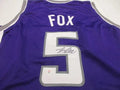 De'Aaron Fox Kings Signed Jersey (PAAS COA) by Price Is Right Miami