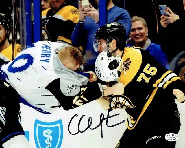 Connor Clifton Boston Bruins Autographed 8x10 Photo Full Time coa by Price Is Right Miami