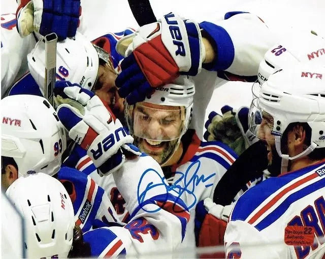 Dan Boyle Rangers Autographed 8x10 Photo (Holo) by Price Is Right Miami