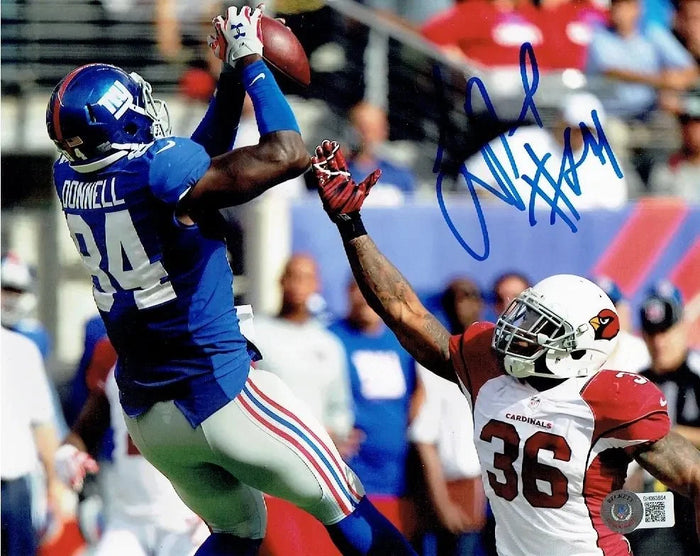 Larry Donnell New York Giants Autographed 8x10 Photo Beckett Holo by Price Is Right Miami