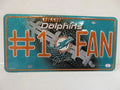 Jaylen Waddle Dolphins Signed License Plate (PAAS COA) by Price Is Right Miami