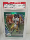 Aaron Rodgers 2021 Prizm Draft Picks Green #15 (PAAS 10)
