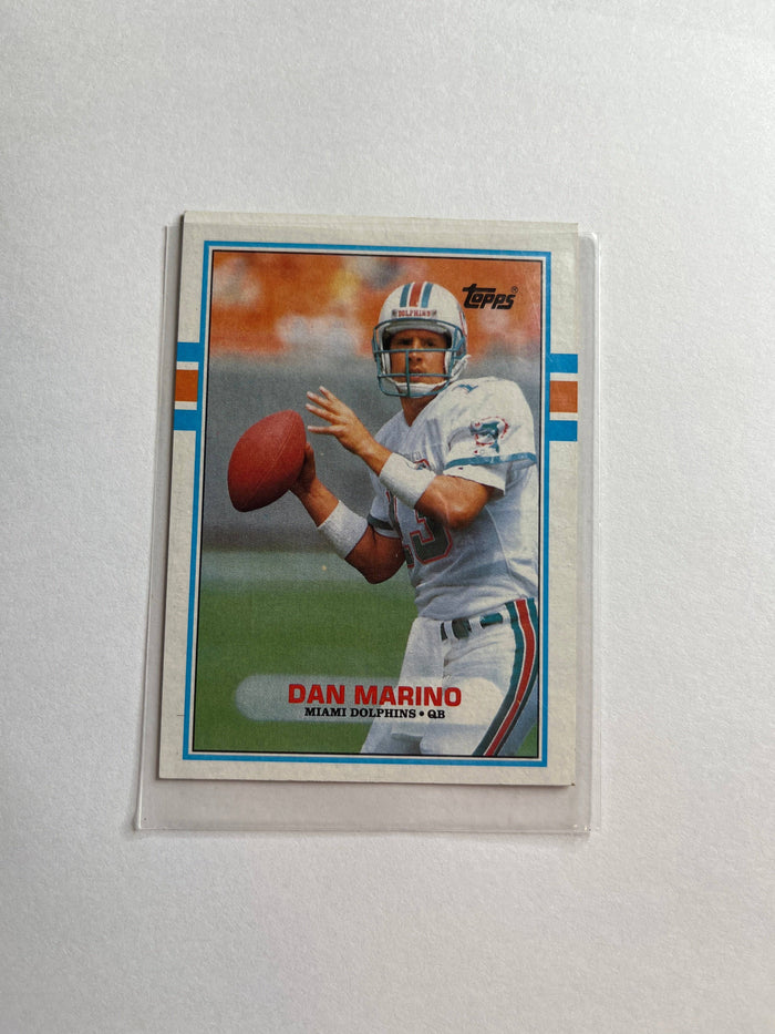 Dan Marino 1989 Topps #293 Miami Dolphins NFL Football Trading Card Vintage by Price Is Right Miami