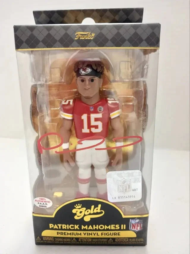 Patrick Mahomes Chiefs Signed Funko Pop Premium (PAAS COA) by Price Is Right Miami