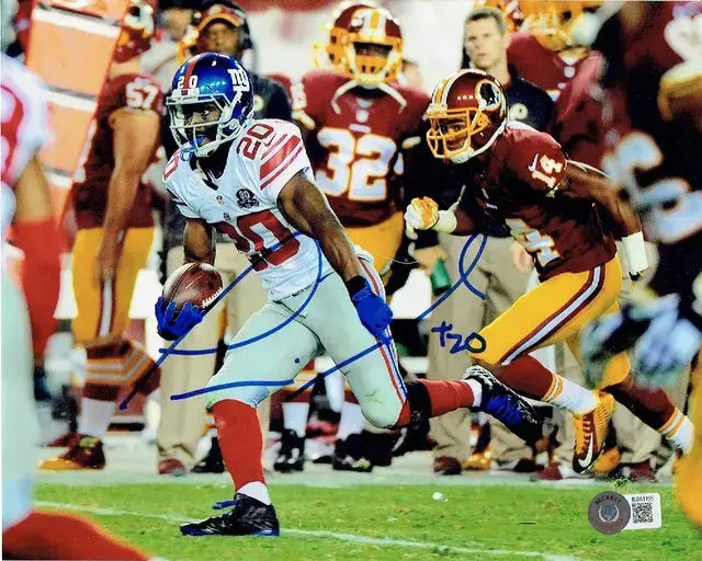 Prince Amuckamara New York Giants Autographed 8x10 Photo Beckett Holo by Price Is Right Miami