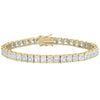 Princess Cut Crystal Tennis Bracelet
