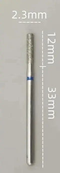 Pro Diamond Flat Top Sciver Bit by The Nail Hub