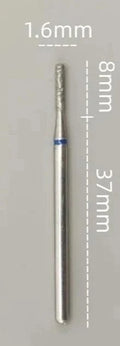 Pro Diamond Flat Top Sciver Bit by The Nail Hub