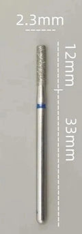 Pro Diamond Flat Top Sciver Bit by The Nail Hub