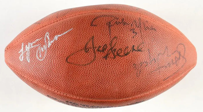 Pro Football Greats Signed Super Bowl XXIX Football, 8 Signatures (PSA) by Price Is Right Miami