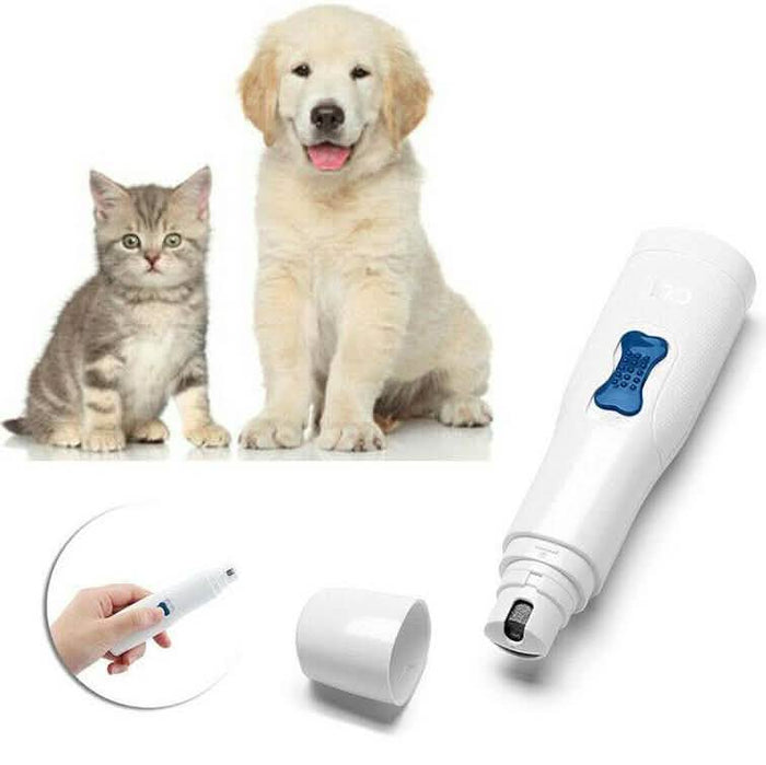 Pro Pet Dog Cat Nail Trimmer Grooming Tool Grinder Electric Clipper Kit by DailySale