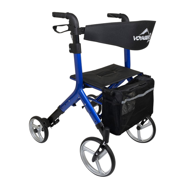Euro-Style Rollator Walker, Cobalt Blue by Pasteur Pharmacy