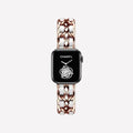 Stainless Steel & Leather Apple Watch Strap Series 10/9/8/7/6/5/4/ SE / Ultra 1/2/3 by Arleathercraft