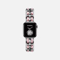 Stainless Steel & Leather Apple Watch Strap Series 10/9/8/7/6/5/4/ SE / Ultra 1/2/3 by Arleathercraft