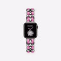 Stainless Steel & Leather Apple Watch Strap Series 10/9/8/7/6/5/4/ SE / Ultra 1/2/3 by Arleathercraft