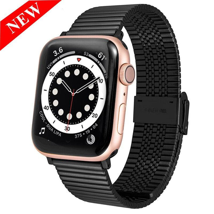 Stainless Steel Apple Watch Strap Series 11/10/9/8/7/6/5/4/ SE / Ultra 1/2/3 by Arleathercraft