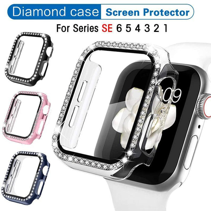 Diamond Apple Watch Case by Arleathercraft